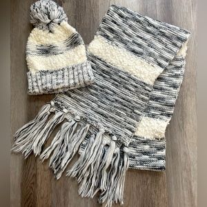 Winter scarf and Beanie/hat Set.